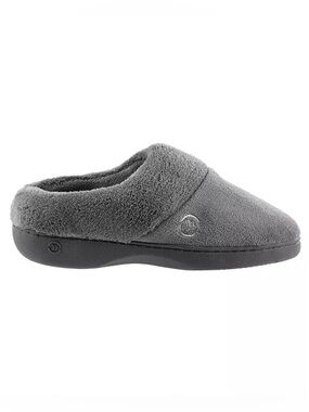 Isotoner Women's Micro Terry Sport Hoodback Slippers